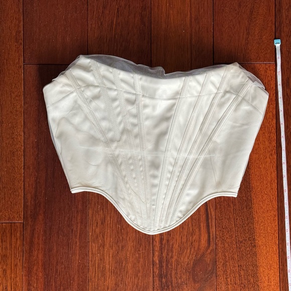 White Corset Top - Picture 1 of 2